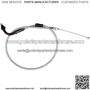 Black Vinyl Throttle Pull Cable For Suzuki VS700 Intruder 1986-1987 (For: Suzuki)