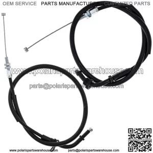 Push Pull Throttle Cable Set Kawasaki GSXR1000 GSXR600 GSXR750 (For: Suzuki)