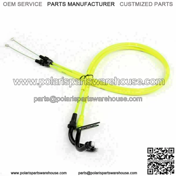 Motorcycle Throttle Cable Push/Pull Wire Fit For Suzuki 600 06-09 Green SG T9 (For: Suzuki) - Image 2