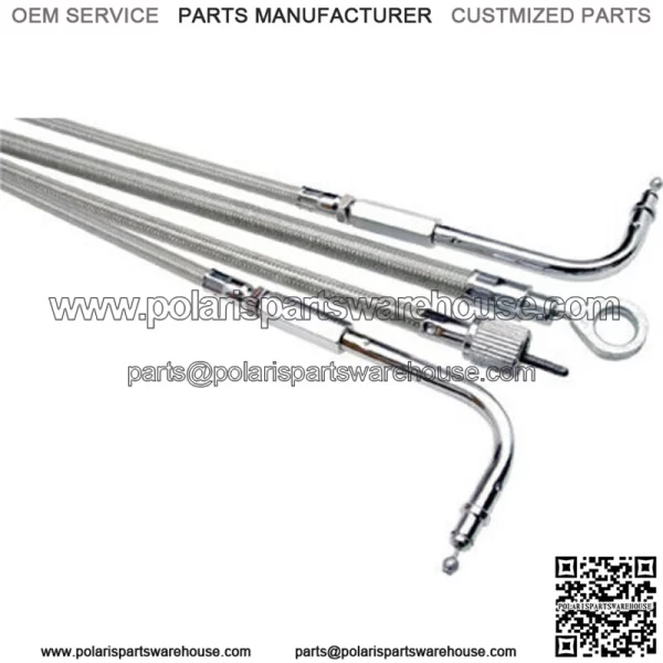 Armor Coat Throttle Pull Cable +8" Suzuki Boulevard 1800 M109R 640264 (For: Suzuki)