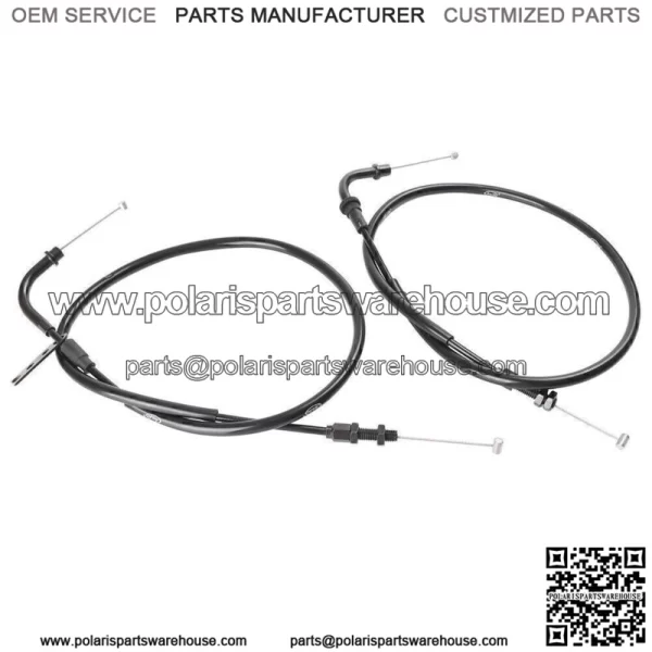 Motorcycle Throttle Cables Wire Line For Suzuki GSXR600 / GSXR750 2006-2010 (For: Suzuki) - Image 2