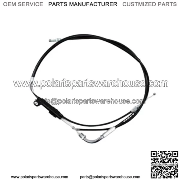 Fits 1990 Suzuki VS1400GL Intruder Black Vinyl Pull Throttle Cable (For: Suzuki)