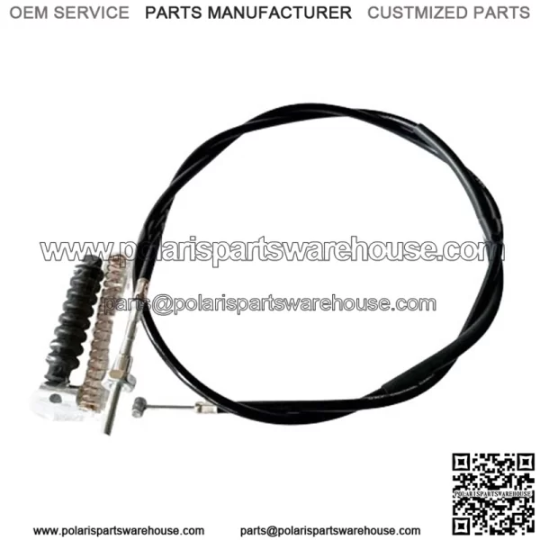 Set 5 Cables : Choke /Speedometer /Front brake /Clutch /Throttle For Suzuki K125 - Image 3