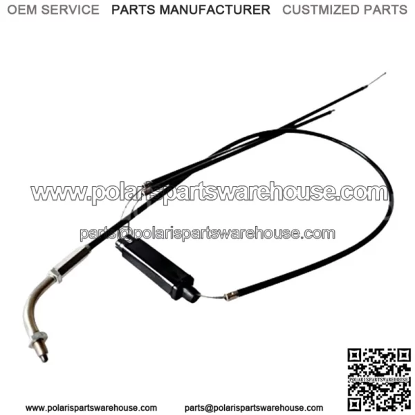 Set 5 Cables : Choke /Speedometer /Front brake /Clutch /Throttle For Suzuki K125 - Image 5