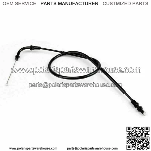 Throttle Cable Push/Pull Wire Line Gas For Suzuki GSXR GSX-R 600 06-09 Black (For: Suzuki) - Image 4