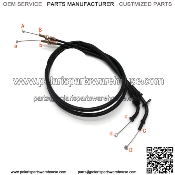 For Suzuki Throttle Cable Line GS500 GS500F 2001-2009 58300-01DA0 58300-01DB0 (For: Suzuki) - Image 3