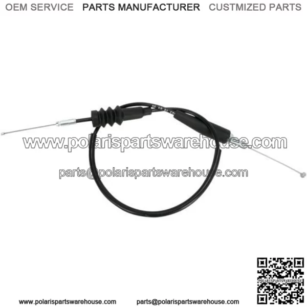 Throttle Cable +4" Black fits Kawasaki/Suzuki KLX110/KLX110L/DR-Z110 (For: Suzuki)