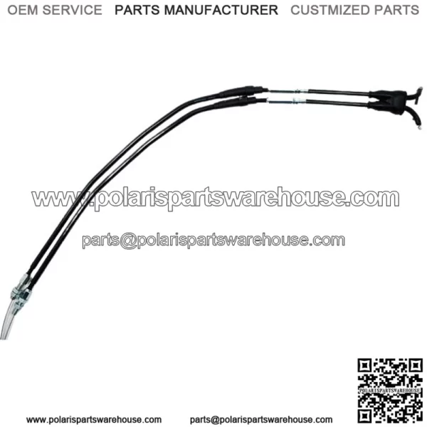 Push/Pull Throttle Cable Set Black #04-0259 fits Suzuki SV650/SV1000 (For: Suzuki)
