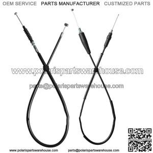 Throttle cable + Clutch Cable for Suzuki RM60 2003 Brand New Vinyl (For: Suzuki)