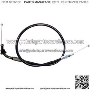 Black Vinyl Throttle Push Cable 04-0219 (For: Suzuki)
