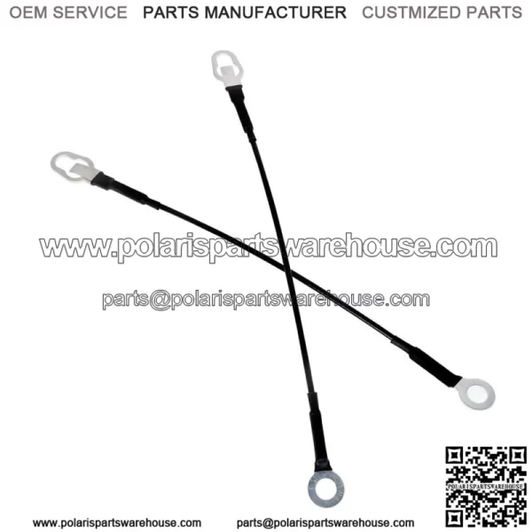 Tailgate Straps Cables Pair Left & Right F37Z9943053A For 1993-2011 Ford Ranger - Image 2