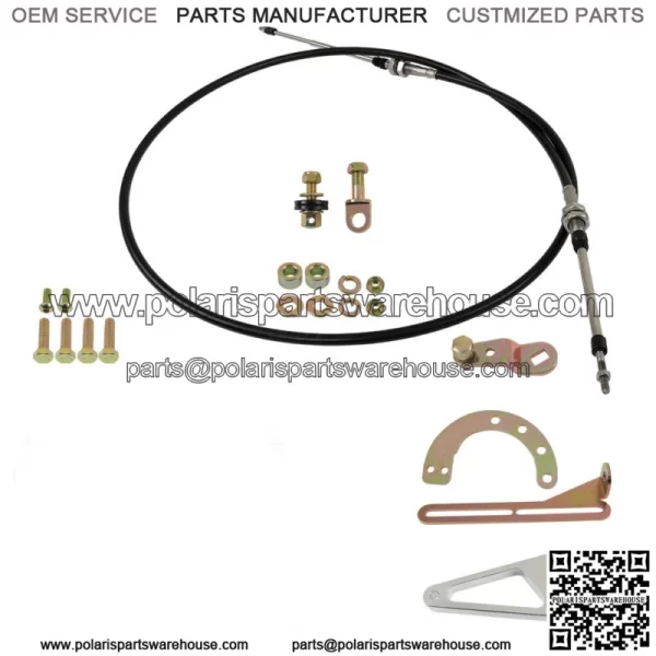 For GM 2" Aftermarket Transmission  Cable Column Shift Linkage Kit ACA-1804