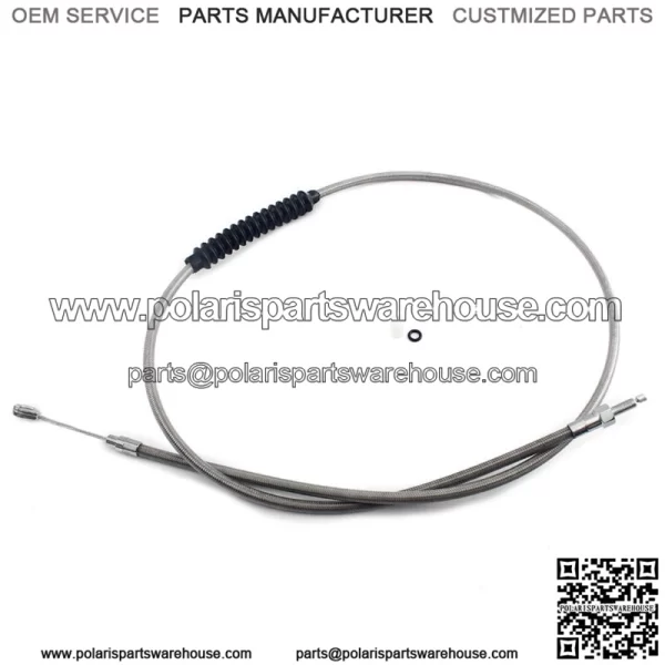 Braided Clutch Cable 38667-07 for Harley Touring Electra Road King Street Glide - Image 2