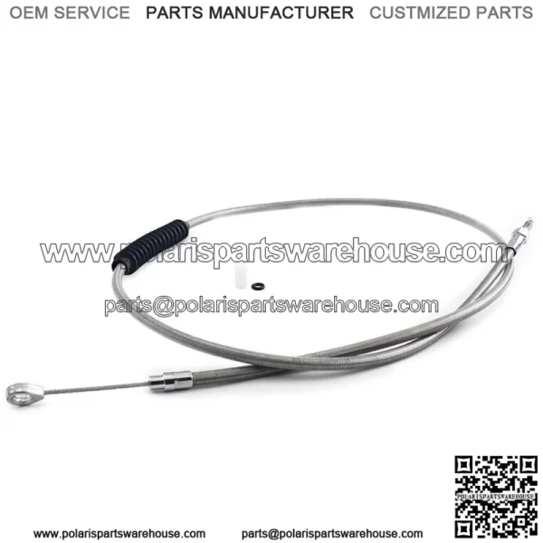 Braided Clutch Cable 38667-07 for Harley Touring Electra Road King Street Glide - Image 3