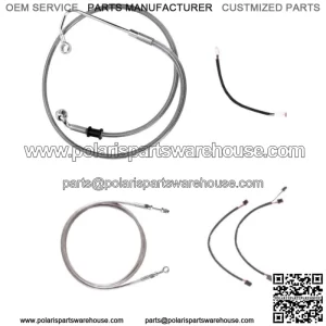 Stainless Complete Line Kit 20" Apes 2016-2017 Harley Softail Breakout CVO w/ABS (For: Harley-Davidson)
