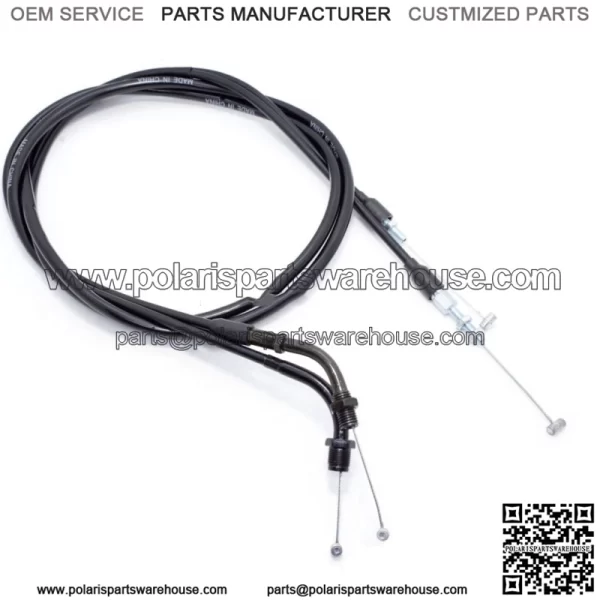 Pull & Push Throttle Cable for Honda GL1000 GL1100 GL1100I GL1200 Gold Wing (For: Honda)
