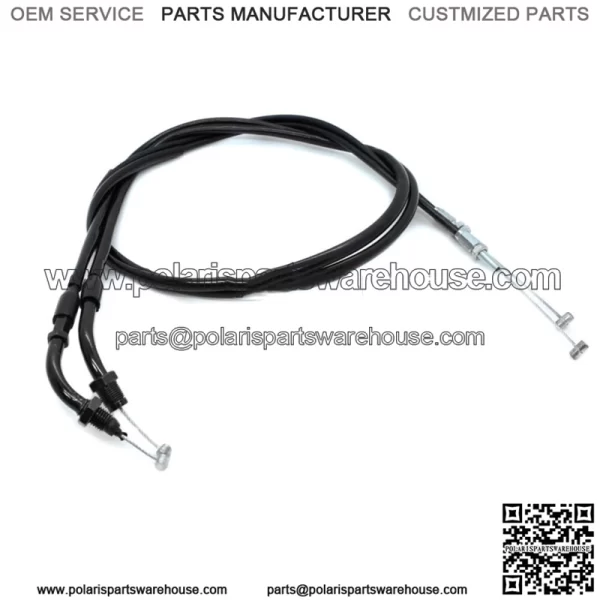 Throttle Cable Push & Pull for Honda Super Hawk 1000 VTR1000F 1998-2005 (For: Honda)