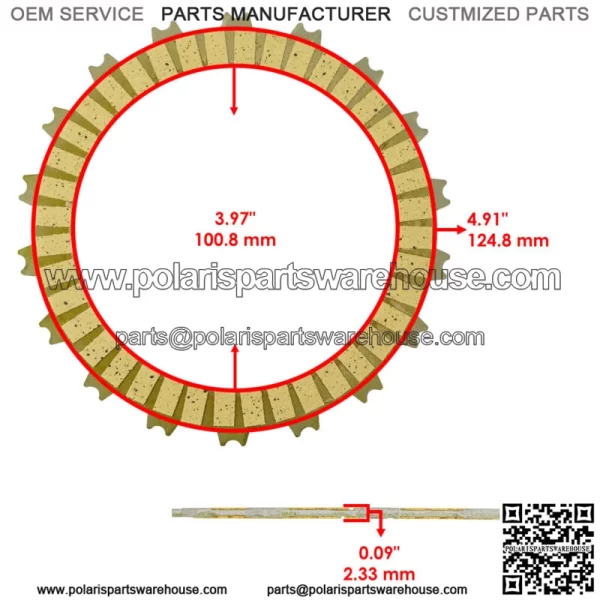 Clutch Friction w/ Steel Plates Springs Gasket Kit for Honda CRF250L 2013 - 2020 - Image 2