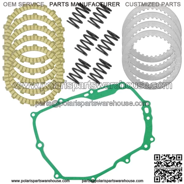 Clutch Friction Plates w/ Springs Gasket Kit for Honda Grom 125 MSX125 2014-2020