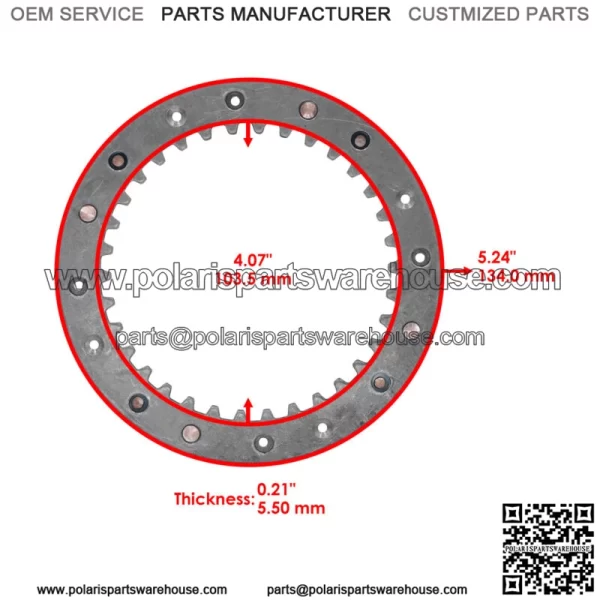 13089-0024 130890024 Clutch Plate SPG Comp for Kawasaki - Image 2