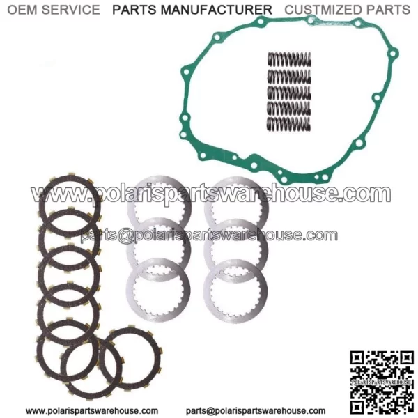 FOR Honda TRX400EX Heavy Duty Clutch Kit Discs Disks Springs Gasket 1999-2008 - Image 2
