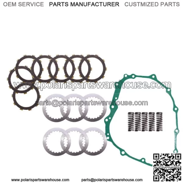 FOR Honda TRX400EX Heavy Duty Clutch Kit Discs Disks Springs Gasket 1999-2008 - Image 3