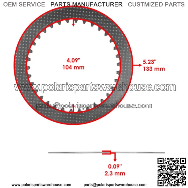 Clutch Friction Plates Gasket kit for Kawasaki Versys 1000 KLZ1000A 2012 - 2014 - Image 3