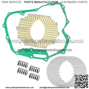 Clutch Friction Steel Plates Kit for Honda TRX450ES Foreman 450 4x4 ES 1998-2001 (For: Honda)