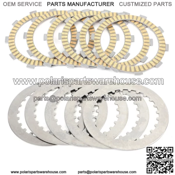 Clutch Kit Steel & Friction Plates fit for Honda TRX420FE FourTrax Rancher 07-17 (For: Honda)