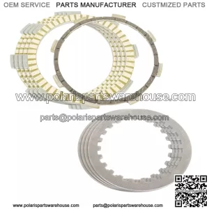 Clutch Friction And Steel Plates for Honda NX125 1988 1989 1990