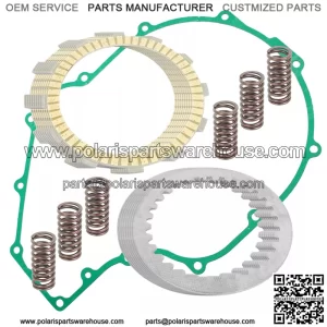 Clutch Friction Plates And Gasket Kit for Kawasaki ZX1200C ZZR1200 2002-2005