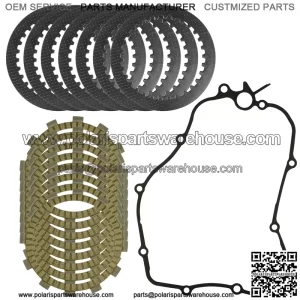 Clutch Friction Steel Plates And Gasket Kit for Yamaha YZ125 YZ125X 2005-2023