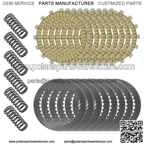 Clutch Friction Steel Plates Springs Kit for Yamaha YZF600R Thundercat 1995-2007