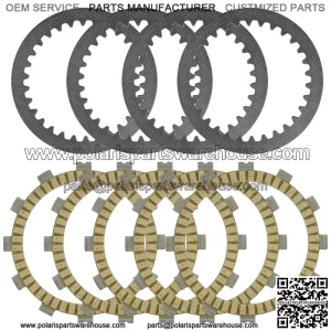Clutch Friction Steel Plates for Suzuki RM80 RM80S 1986-2001 / RM85 2002 - 2021