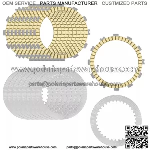Clutch Friction Steel Plates for Suzuki GSX-R1000 GSXR1000Z 2001 2002 2003 2004