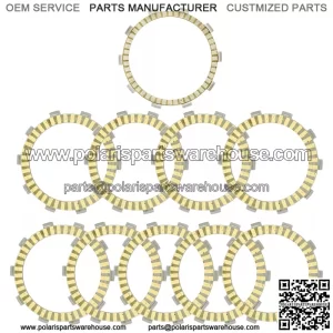Clutch Friction Plates for Suzuki GSXR750 GSX-R750 1996 1997 1998 1999