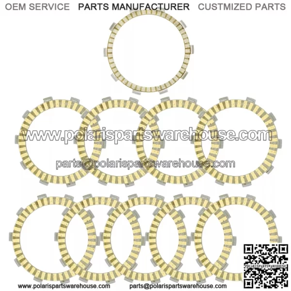 Clutch Friction Plates for Suzuki GSXR750 GSX-R750 1996 1997 1998 1999