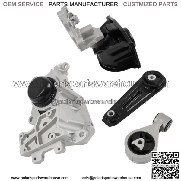 Engine Motor & Trans Mount Set 4 Fit for Nissan Rogue 2.5L 2008 2009 2010-2013 - Image 3