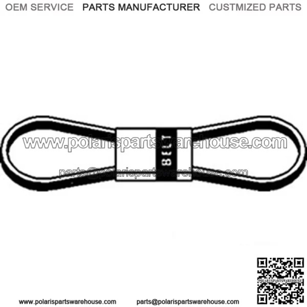 Deck Belt Fits John Deere Finishing Mower 5WP1001244 A-5WP1001244  GM1060R