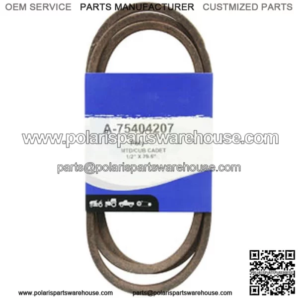 754-04207 Drive Belt 1/2 X 79.5" Fits Cub Cadet Riding Mower LTX1046M LGT1054