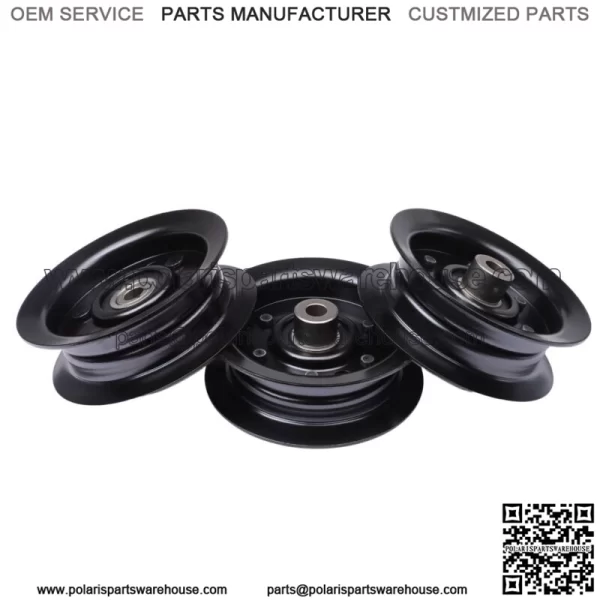 3Pcs Flat Idler Pulley Replace for  Timecutter SS5000 106-2175 132-9420 - Image 3
