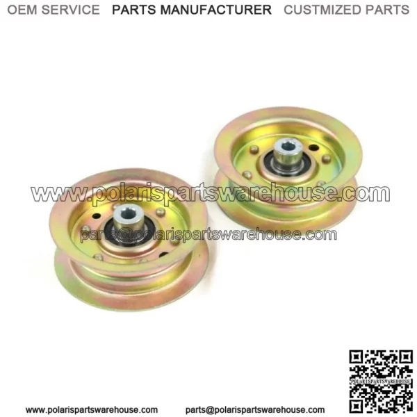 Pack of 2 Flat Idler Pulley for  TimeCutter SS 4225 74721 Riding Mower
