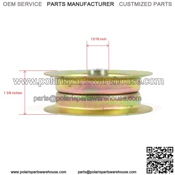 Pack of 2 Flat Idler Pulley for  TimeCutter SS 4225 74721 Riding Mower - Image 2
