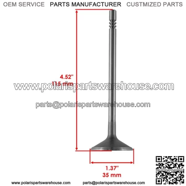 Exhaust & Intake Valve for Polaris Sportsman 800 EFI Touring 2008-2009 For: Polaris Sportsman 800 - Image 3