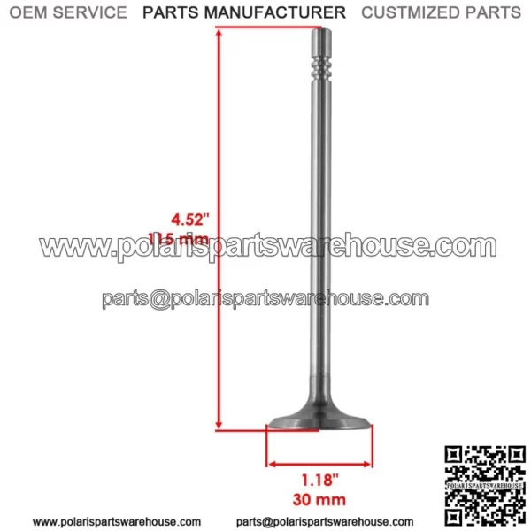 Exhaust & Intake Valve for Polaris Ranger RZR 800 2008-2014 For: Polaris Sportsman 800 - Image 2