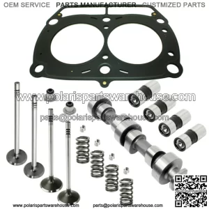 Camshaft and Cylinder Head Valve Gasket Kit Fits Polaris Sportsman 800 2008 2009 For: Polaris Sportsman 800