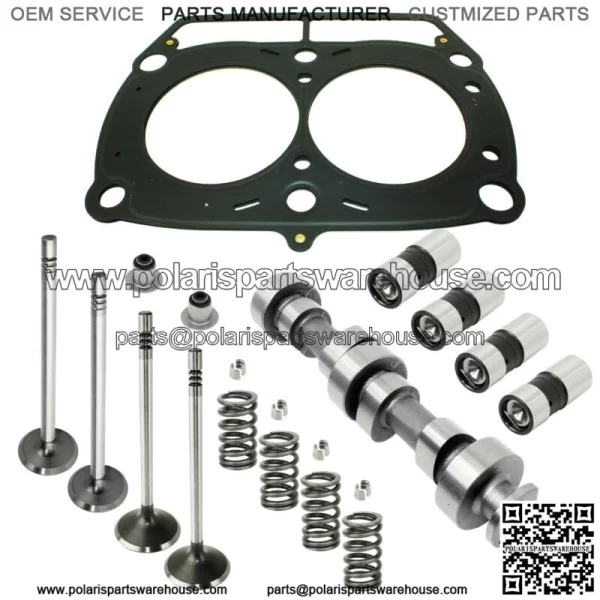 Camshaft and Cylinder Head Valve Gasket Kit Fits Polaris Sportsman 800 2008 2009 For: Polaris Sportsman 800