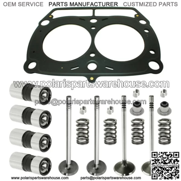 Camshaft and Cylinder Head Valve Gasket Kit Fits Polaris Sportsman 800 2008 2009 For: Polaris Sportsman 800 - Image 3