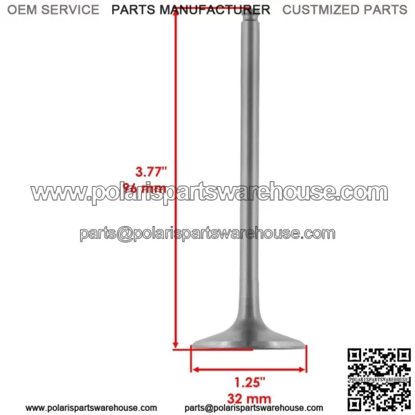 4x Intake & Exhaust Valve for Polaris Ranger RZR 570 12-16 / RZR XP 4 900 12-13 For: Polaris Sportsman 570 - Image 2