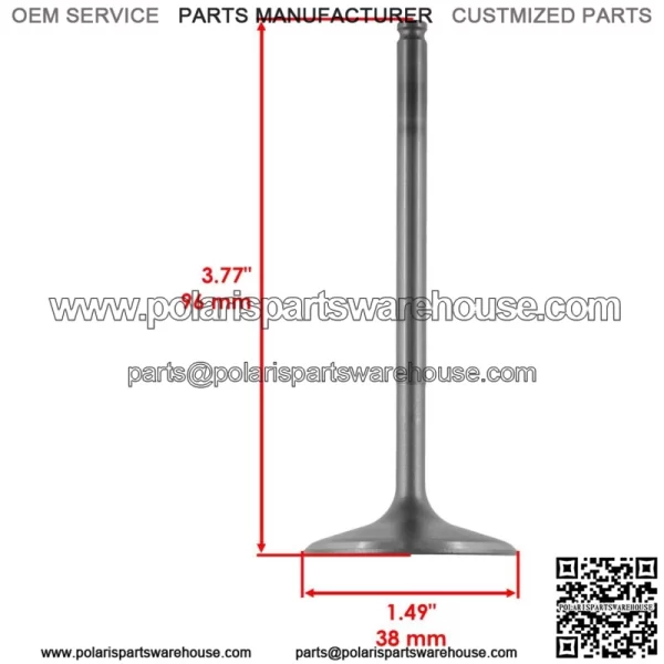 4x Intake & Exhaust Valve for Polaris Ranger RZR 570 12-16 / RZR XP 4 900 12-13 For: Polaris Sportsman 570 - Image 3